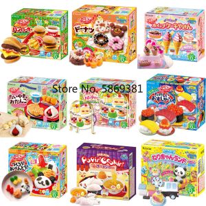 Acessórios japonês popin cookin pizza kracie hambúrguer cozinha cookin feliz japonês diy brinquedo artesanal presente de natal