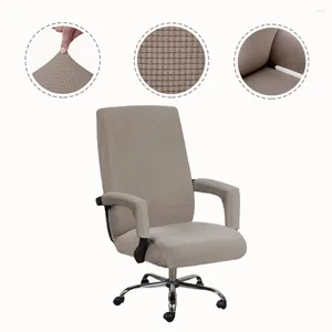 Chair Covers Elastic Office Cover Computer Modern Minimalist Fleece Armrest Seat