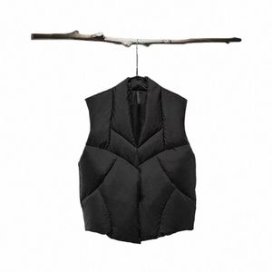 god kvalitet ärm ner jacka vinterrock varma väst män fi casual thicken gilets fi design manlig maistcoat u8d9#