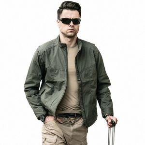 Ny militär mördare Combat Training Pilot Men's Waterproof and Surable Tactical Spring och Autumn Casual Coat Jacket P6WR#