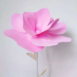 Artificial Head PE Large Poppies 100Cm Foam Material Home Wedding Decoration Road Lead Party Flowers Shop Window Display Flower