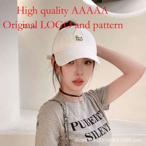 Koreanische Version mit hohem Pferdeschwanz-Baseball-Cap, Frühling/Sommer-dünne Ausgabe, saisonale Trendmarke für Damen, lässig und vielseitig, freizügiges Gesicht, Entlein-Zungenhut