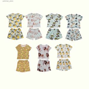 T-shirts Baby Girl Clothes MK Brand New Summer Cartoon Boys T-shirts and Shorts Kids Cotton Tops Tees Toddler Girls Boutique Outfits24328