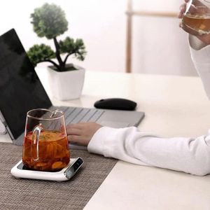 Table Mats Cup Warmer Pad Smart Electric Beverage With Adjustable Temperatures For Office Home USB Insulation 55 ° C