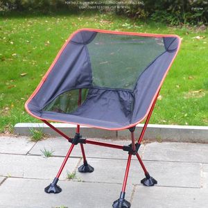 Lägermöbler fällbara stolar ultralight löstagbar bärbar lättvikt förlängd sittplatsfiske camping hem bbq trädgård vandring