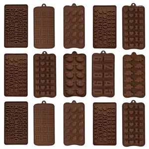 Baking Moulds Justdolife Silicone Chocolate Mold Tools Non-Stick Cake Jelly And Candy 3D DIY