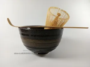 Conjuntos de utensílios de chá Cerimônia de chá japonesa Matcha Bowl Scoop Whisk Gift Set