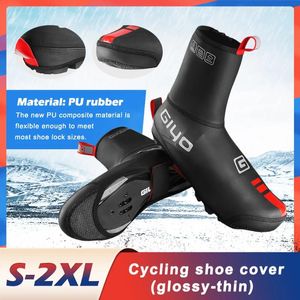 Sapatos de ciclismo 2024 à prova dwaterproof água overshoes capas bicicleta reflexivo à prova vento mtb estrada inverno velo quente bloqueio protetor