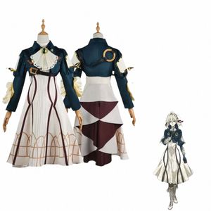 Anime Violet Evergarden Cosplay Traje de Alta Qualidade Princ Maid Dr Halen Carnaval Prom Saia Para Mulher w7ri #