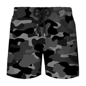 Herren Shorts 2024 Camouflage Beach Shorts Jungen Badebekollekte Atmungsfreie Surfboard -Shorts Schnell trocknen Schwimmkoffer Camouflage Unterwäsche Jungen J240530