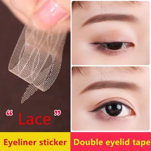 Double Eyelid Tape eyelid correction tape Lace Scotch White Eyelashes Sticker Scream Fallen Stand for Adhesive Glue Tape 240318