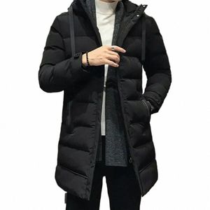 hooded Parkas Lg Cott Coat with Hood Winter Warmth Men's Hooded Down Parkas for Outdoor Snow Protecti Thick Windpoof Y0XE#