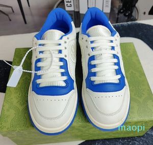 Summer New Breathable Casual Retro Luxury Old Casual Shoes Leather Embroidery Men and Women Low Top Sports