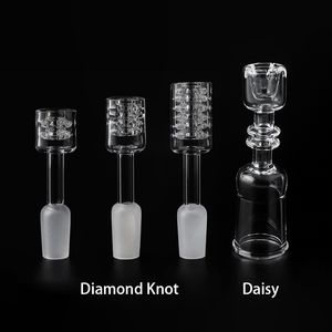 Beracky Quartz Diamond Knot Banger Nail 10mm/14mm/18mm - Male & Female Joint for Dab Rigs and Bongs