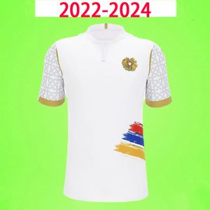 Maglia da calcio della terza squadra nazionale armena 2024 22 23 24 Maglia da calcio dell'Armenia bianca