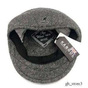 Kangol Cap Ball Caps Kangol American Style Kangaroo Wysokiej jakości prawdziwy wełniany kapelusz do przodu francuski malarz jesień i zima beret mężczyźni kobiety kapelusze kangurka 123