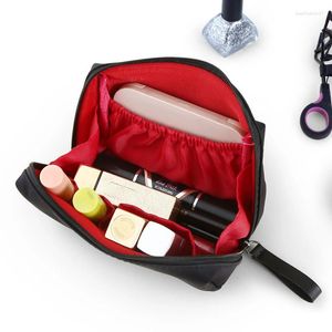 Borse per cosmetici 2024 Borsa con doppia cerniera per donne Pennelli per trucco da viaggio Custodia per rossetto Custodia per bellezza Kit di lavaggio impermeabile