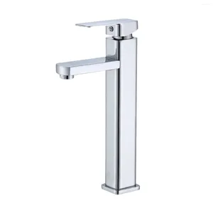 Rubinetti per lavandino del bagno Miscelatore con tubo flessibile Rubinetto per lavabo Facile installazione Leva singola Durevole Cucina moderna da appoggio Acciaio inossidabile