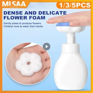 Dispensador de sabão líquido tipo flor, shampoo, garrafa de espuma, desinfetante para as mãos, para viagens, acessórios de banheiro para crianças