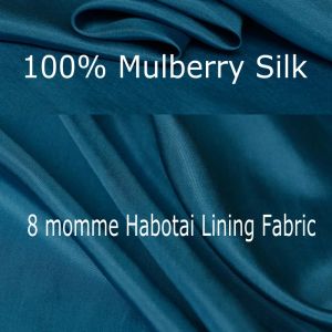 Fabric 1 Meter 100% Mulberry Silk 8 momme Thin Habotai Habutae Silk Lining Fabric solid colors 114cm 44" wide By the Yard CC001