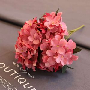 Quality Retro High Silk Hydrangea Artificial Fake Flowers For Wedding Party Home Decor Diy