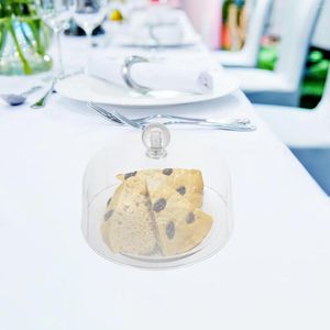 食器セットダストカバー家庭用ケーキ料理ドームホーム装飾ペストリーの形の丸いプラスチック