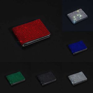 2024 Diamond Car Driver License Holder Leather Cover For Car Driving Documents Business Holder Car Bling Accessories For Girl Woman