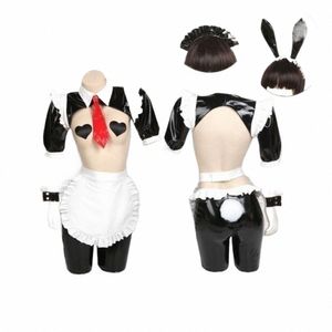 original Design Reverse Rabbit Cosplay Female And Male Maid Bunny Girl Sets Uniforms Leather Lingeries Sexy Cosplay 50Y9#