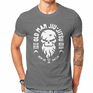 Old Man Men TShirt Jiu Jitsu Girocollo Tops 100% Cott T Shirt Umorismo Idea regalo di alta qualità a0Bc #