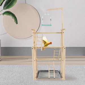 Outros suprimentos de pássaros Parrot Playground Activity Center Exercício Toy Parakeet Play Stand para Budgie Conures Araras Pequenos Pássaros