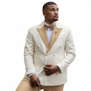 Nach Maß Männer Anzüge Rauchen Blazer Casual Busin Herren Bräutigam Anzüge Prom Männer Hochzeit Trauzeuge Slim fit Smoking B5ZL #