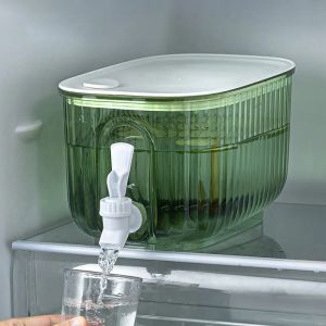 Album 4L Cold Kettle With Faucet Large Capacity Kylskåpsvattenkanna Dryck Dispenser Limonade Bottle Summer Cool Water Bucket