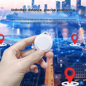 Alarm itag Hitta min Locator Mini GPS -tracker Positionering av antiloss -enhet för äldre barn och husdjur för Apple Hitta min