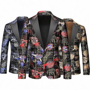 22 colori ricamati giacca da uomo slim Dr cappotti primavera e autunno nuovi uomini blazer di alta qualità Terno Masculino M-5XL 6XL 73A2 #