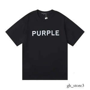 Purple Jeans Shirt 2024 New Purple Brand T-shirts Color Printed Cotton Loose Casual Men's and Women's Short Sleeved T-shirt Purple Brand T Shirt Designer T Shirt 498