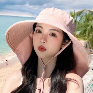 Berets Shawl Design Hat Women Fisherman Stylish Women's With For Sun Protection Fashionable Outdoor