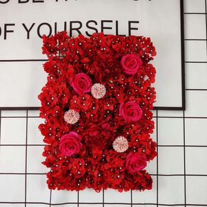 수국 장미 꽃 웨딩 시뮬레이션 행 무대 장식 쇼핑몰 창 장식 식물 벽 장식 배경