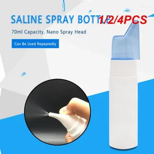 Lagringsflaskor 1/2/4st nasal irrigator näs tvättrensare flaska spray vatten fin dimma atomer bärbar flytande tom container för