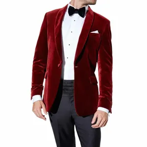 men's Suit Jacket Veet Single Butt Wedding Casual Slim Fit New in Suit and Blazers for Men Luxury Evening Dr Prom Dres A4I0#