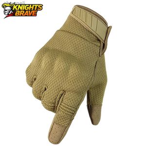 Tactical Gloves Summer Motorcycle Touch Screen Moto Motorbike Motocross Biker Riding Full Finger YQ240328