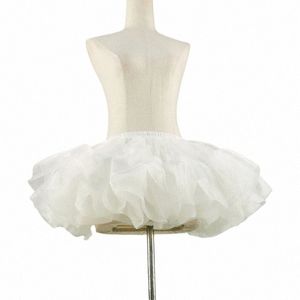 short Puffy Skirt for Women Fluffy Petticoat Mini Skirt Crinoline underskirt y tutu skirt for women petticoats for skirts j7eJ#