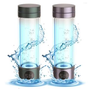 Bottiglie d'acqua Tazza da bere Generatore di idrogeno ricaricabile Bottiglia da 260 ml per home office Ionizzatore super rapido