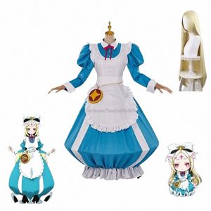 Anime tryskające nad magicznymi dziewczynami cosplay Morino ku cosplay kostium morino ku peruk lolite Dr Women Haln Suit U0wi#