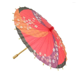Paraplyer dekorativt papper paraply parasol för dekorationer bröllop inte regntät