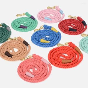 Dog Collars Accessories Nylon Harness Leash For Medium Large Dogs Leads Pet Training Running Walking Safety Leashes Ropes Supply