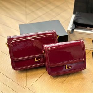 Luxurys Designers Bags Handbags Patent Leather Solferinobox Clutch Cross Body Bag Women Handbag Lady Lady Shourdle Tote Purse 231115