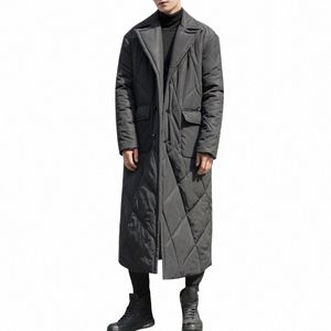 Inverno masculino preto parka jaqueta para homens casaco grosso plus size x lg jaqueta waffle quente casaco de cintura larga x543 #
