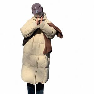 y2kwomen's Mid-Length White Duck Down Jacket, Popular Winter Clothing, Casual Commuting, High-End, New, 2024 U1dR#