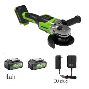 Polijsters Greenworks 24V Brushless Grinder Angle 4 INCH Cutting Variable speed Electric Power Tool with battery charger Rechargeable