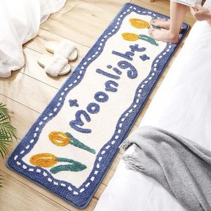 Carpets Cartoon Bedroom Long Carpet Thickened Flocking Bedside Rug Children's Room Plush Floor Mat Bay Window